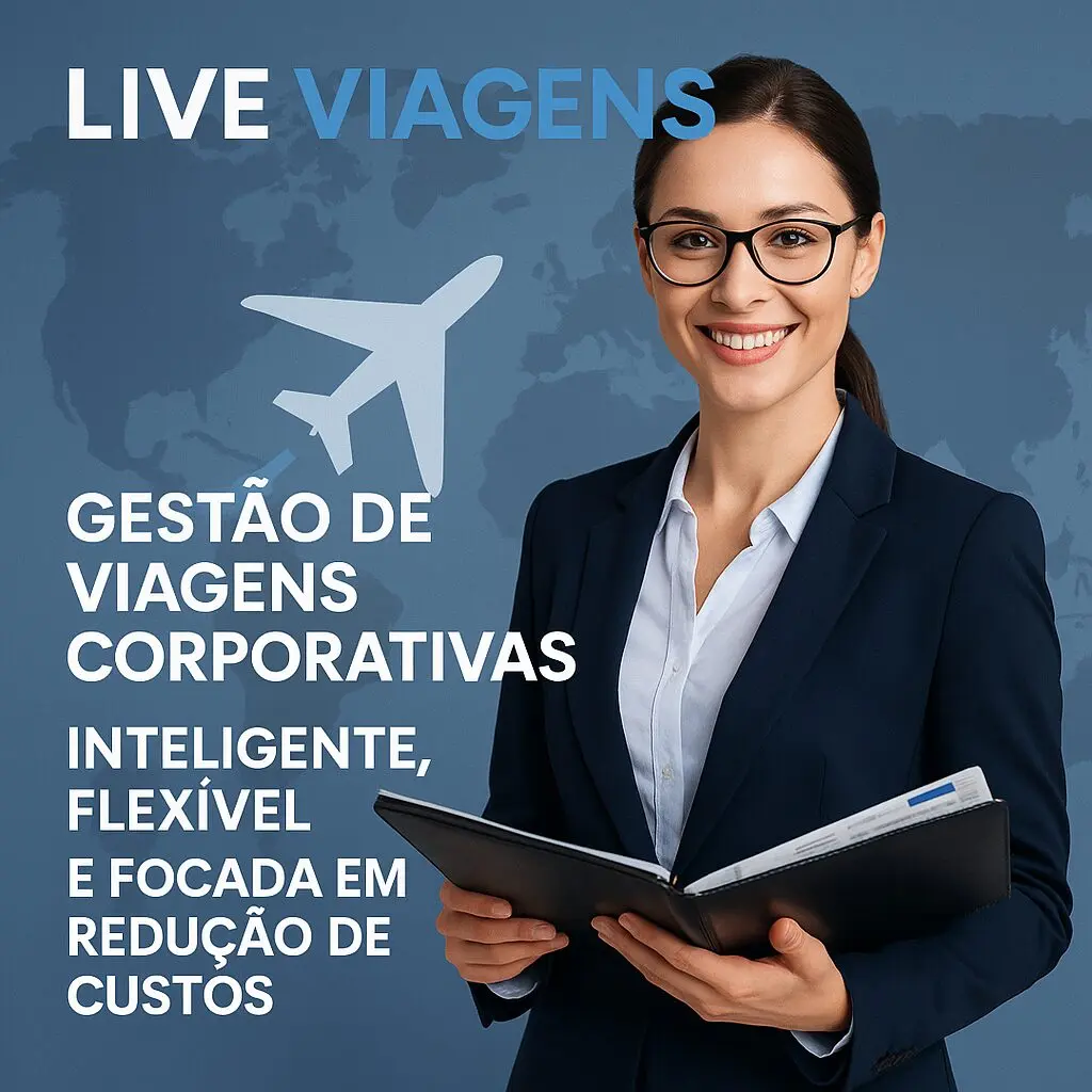 Live Viagens Gestão de Viagens Corporativas Inteligente, Flexível e Focada em Redução de Custos