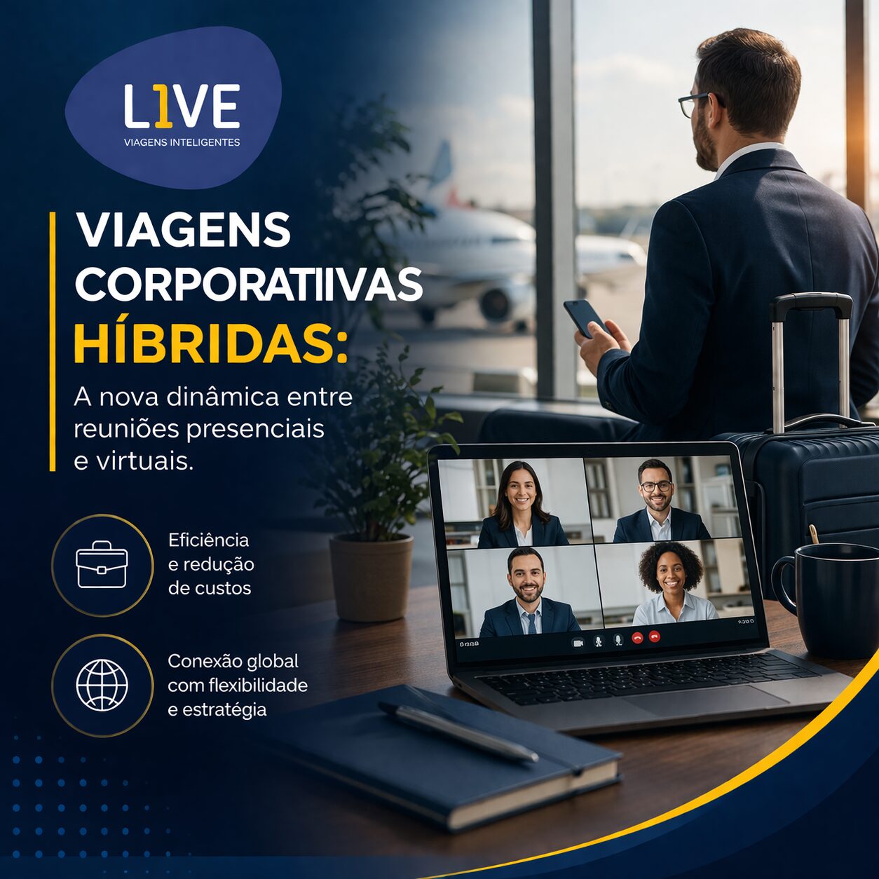 Viagens Corporativas Híbridas A Nova Dinâmica Entre Reuniões Presenciais e Virtuais